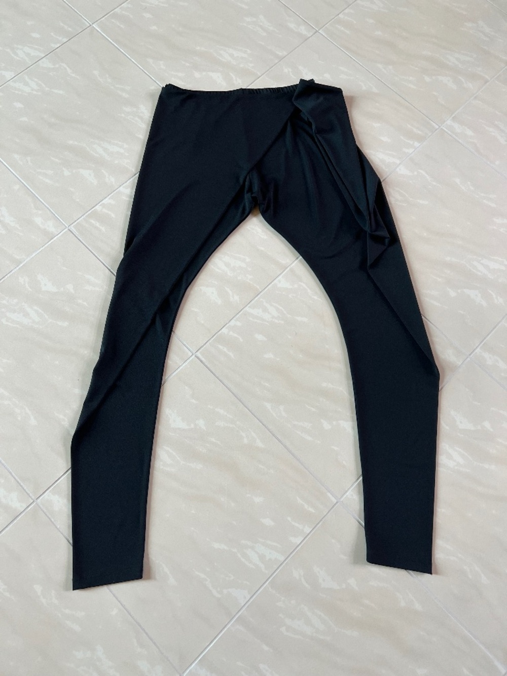 #2947 rag & bone black asymmetric wrap-front pants Small